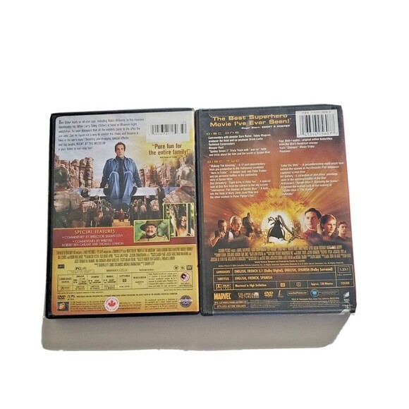 Night at the Museum & Spiderman Dvd Lot  Movie Action Comedy  Bundle - Picture 2 of 5